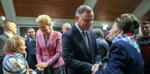 Spotkanie Pary Prezydenckiej z ocalałymi więźniami obozu zagłady