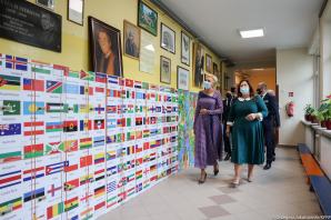 [VIDEO] Para Prezydencka na rozpoczęciu roku szkolnego w Kruszewie