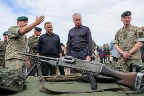 [VIDEO] Wizyta Prezydentów Polski i Litwy na przesmyku suwalskim