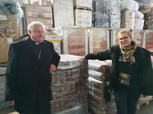 Wizyta Wicemarszałek Sejmu na Ukrainie - przekazanie pomocy humanitarnej