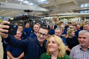 [VIDEO] Premier Mateusz Morawiecki w PZL Mielec
