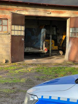 [VIDEO] KOLEJNY SUKCES BIURA RUTKOWSKI: Odnalezienie minikoparki i zatrzymanie właścicielki posesji przez policję