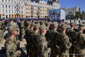 [VIDEO] Kijów. Prezydent RP na uroczystościach z okazji 33. rocznicy Niepodległości Ukrainy