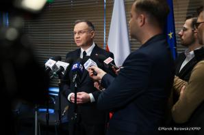 [VIDEO] O bezpieczeństwie globalnym i współpracy wojskowej prezent będzie rozmawiał w Jordanii