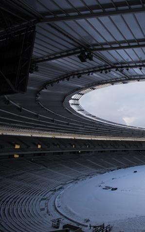 Duża waga bezpieczeństwa. Stadion Śląski odśnieżany 