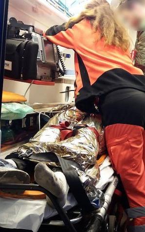 [VIDEO] Strzelanina i policyjna obława w Zabrzu. 37-latek uciekając przed policją wyskoczył z okna