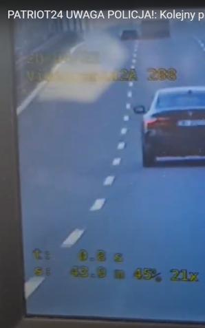 [VIDEO] Kolejny pirat drogowy zatrzymany przez policjantów z grupy SPEED