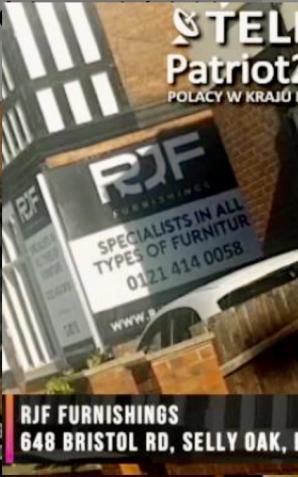 [VIDEO] Zbigniew Sobczak: Don't buy furniture from RJF Furnishings from Birmingham. Because they are thieves and scammers!
