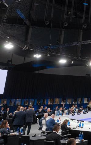 Udział Ministra Raua w Szczycie NATO w Madrycie. W ramach szczytu spotkal się ze swoimi odpowiednikami z Jordanii i Mauretanii.