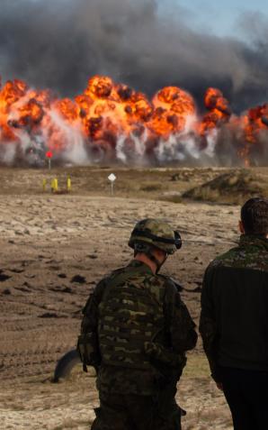 [VIDEO] Premier Mateusz Morawiecki na manewrach wojskowych Puma-22: nasza solidarność będzie stanowiła coraz większy czynnik odstraszania