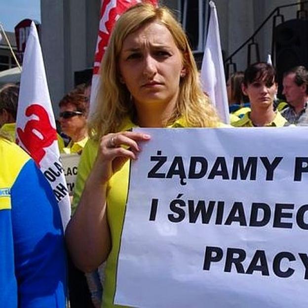 Pikieta pracowników Praktikera