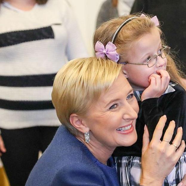 Stowarzyszenie Pomocna Dłoń na spotkaniu z Małżonką Prezydenta