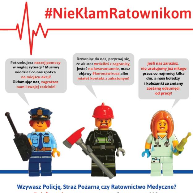 #NIEKŁAMRATOWNIKOM - pomóż nam razem pomagać innym