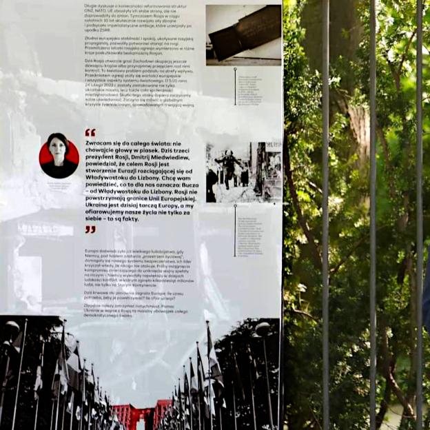 Ukraina. Wojna w Europie–  wystawa plenerowa ukraińskiego IPN w Muzeum Łazienki Królewskie. Wystawa będzie prezentowana m.in. w miastach Berlin, Bamberg i Frankfurt, Bruksela