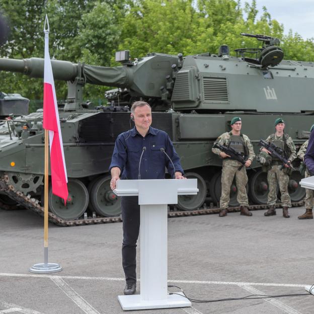 [VIDEO] Wizyta Prezydentów Polski i Litwy na przesmyku suwalskim