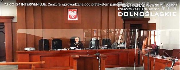 [VIDEO] Cenzura wprowadzana pod pretekstem pandemii w Sądzie? W niezwykle istotnej rozprawie o standard pracy prokuratora w Polsce?!