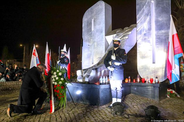 [VIDEO] Obchody 50. rocznicy Grudnia 1970