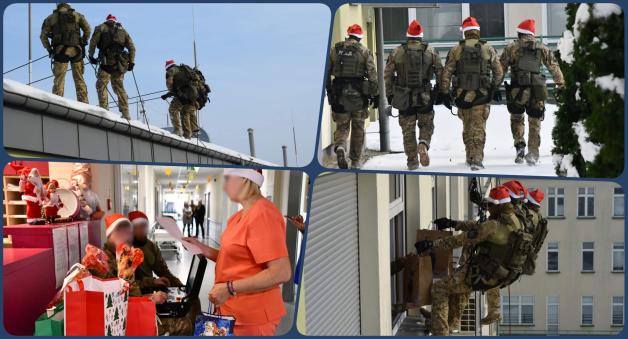 [VIDEO] Policyjni kontrterroryści - pomocnikami Mikołaja