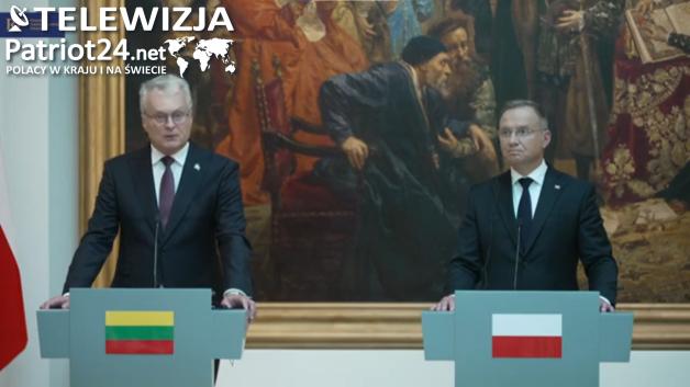[VIDEO] Konferencja Prezydentów Polski i Litwy – Wzmocnienie Współpracy na rzecz Bezpieczeństwa