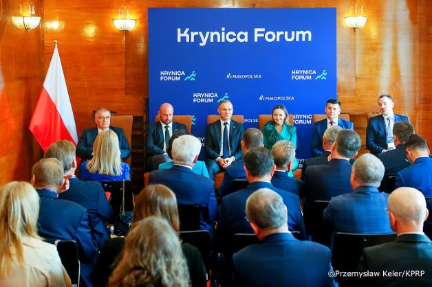 [VIDEO] Krynica Forum 2024 z udziałem Prezydenta RP
