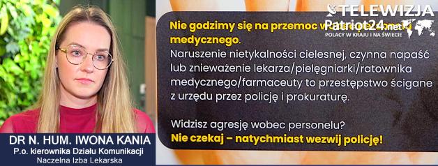 [VIDEO] Środowisko medyczne chce większych kar za napaść na pracowników ochrony zdrowia. Zjawisko agresji słownej i fizycznej się nasila