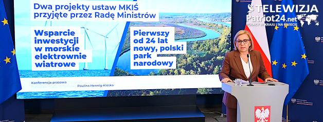 [VIDEO] Rada Ministrów przyjęła dwa projekty ustaw MKiŚ: Nowy Park Narodowy pod Szczecinem i farma wiatrowa na Bałtyku – ważne zmiany dla mieszkańców
